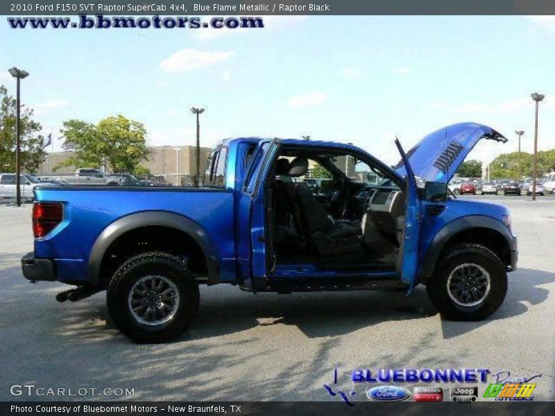 Blue Flame Metallic / Raptor Black 2010 Ford F150 SVT Raptor SuperCab 4x4