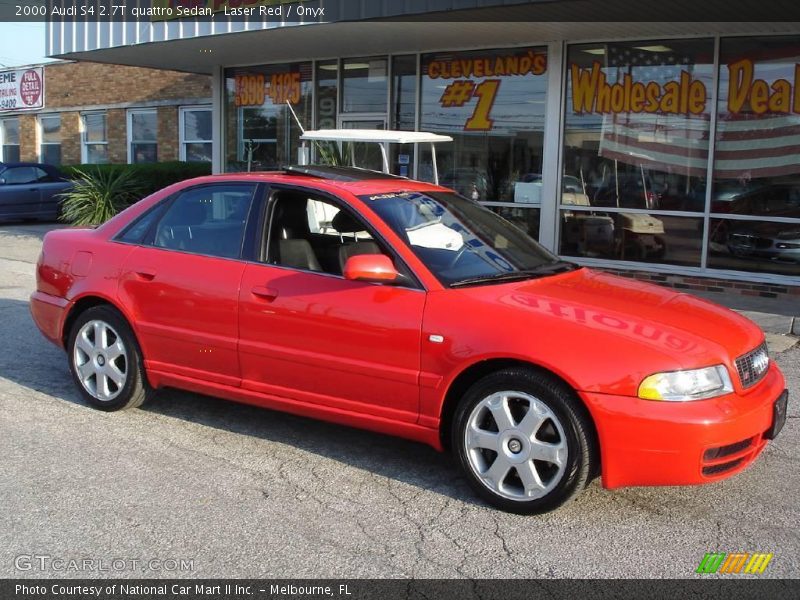 Laser Red / Onyx 2000 Audi S4 2.7T quattro Sedan