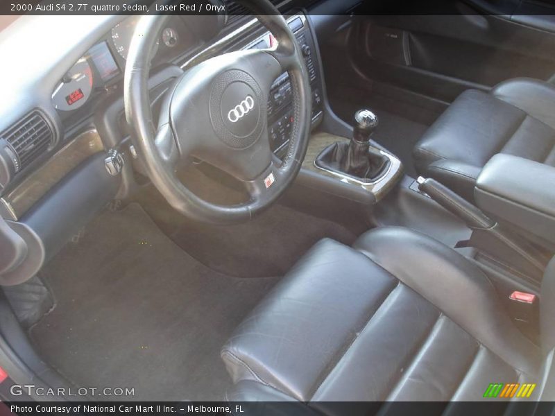 Laser Red / Onyx 2000 Audi S4 2.7T quattro Sedan