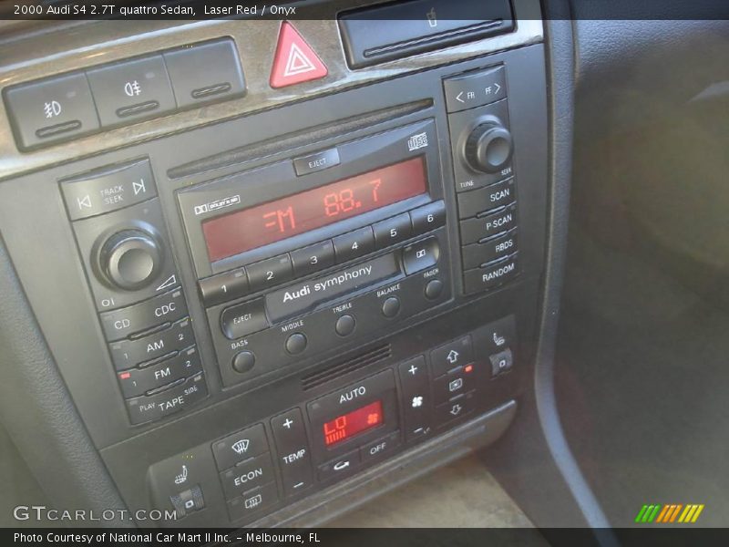 Laser Red / Onyx 2000 Audi S4 2.7T quattro Sedan