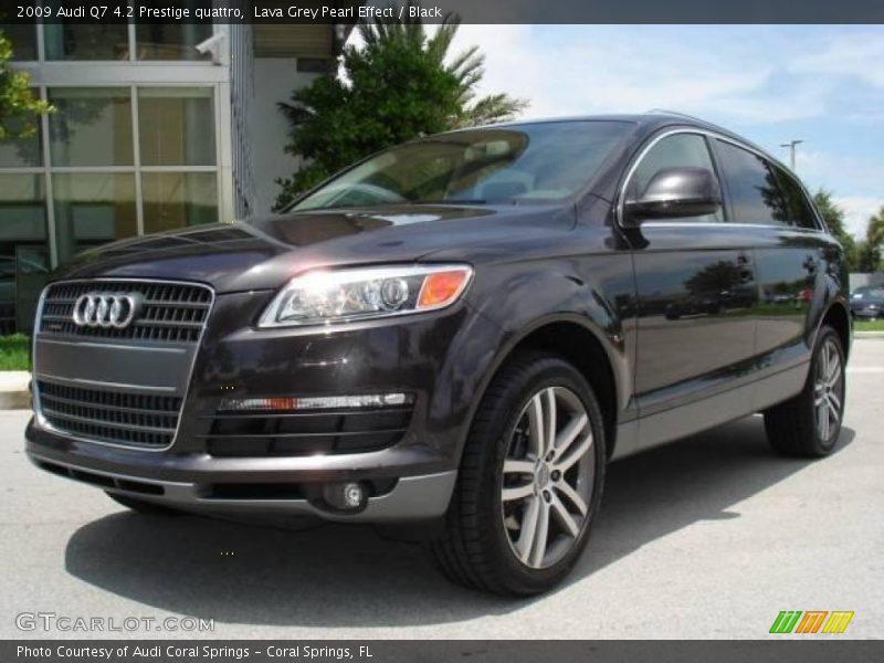 Lava Grey Pearl Effect / Black 2009 Audi Q7 4.2 Prestige quattro