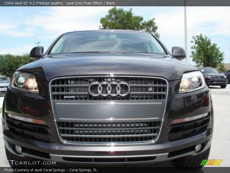 Lava Grey Pearl Effect / Black 2009 Audi Q7 4.2 Prestige quattro