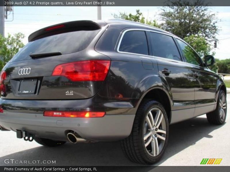 Lava Grey Pearl Effect / Black 2009 Audi Q7 4.2 Prestige quattro
