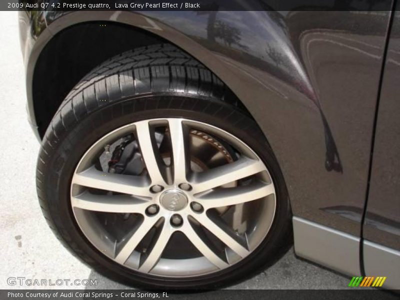 Lava Grey Pearl Effect / Black 2009 Audi Q7 4.2 Prestige quattro