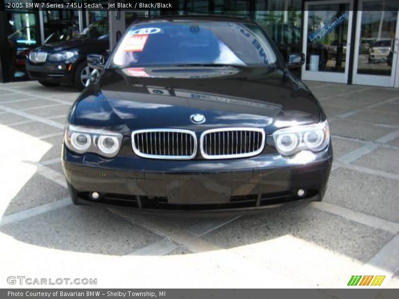 Jet Black / Black/Black 2005 BMW 7 Series 745Li Sedan