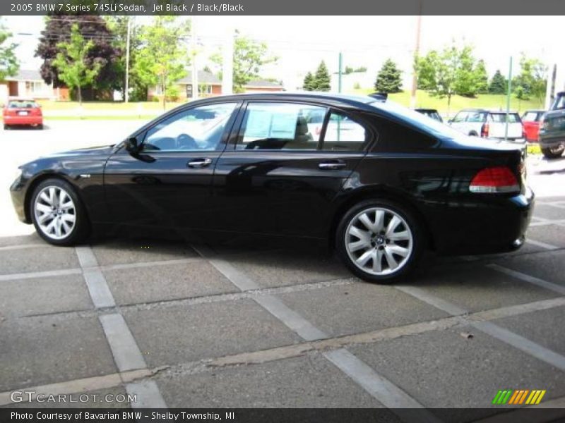 Jet Black / Black/Black 2005 BMW 7 Series 745Li Sedan