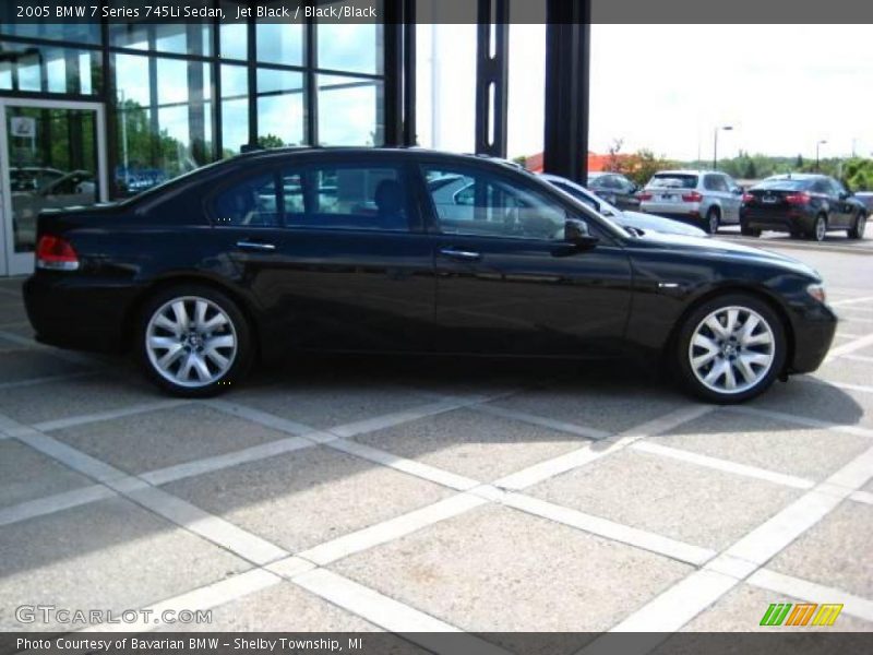 Jet Black / Black/Black 2005 BMW 7 Series 745Li Sedan