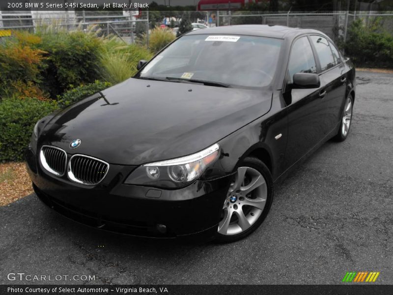 Jet Black / Black 2005 BMW 5 Series 545i Sedan