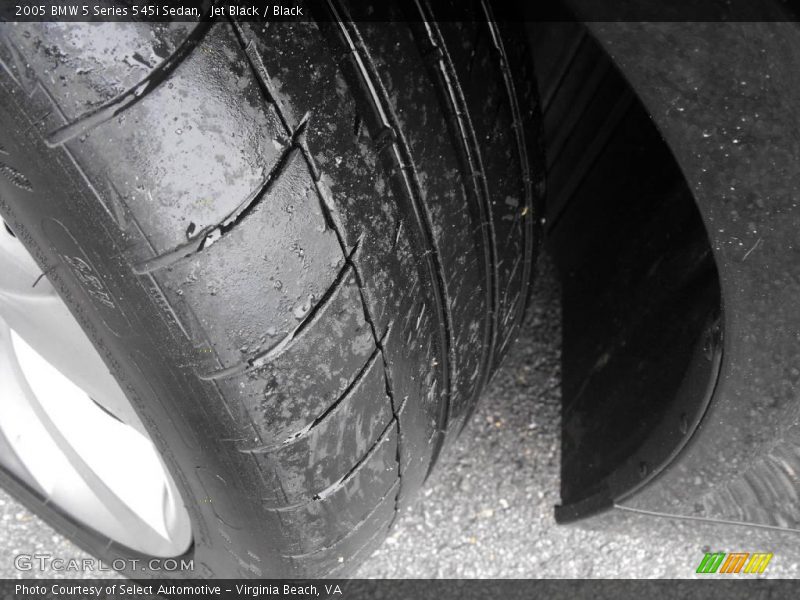 Jet Black / Black 2005 BMW 5 Series 545i Sedan