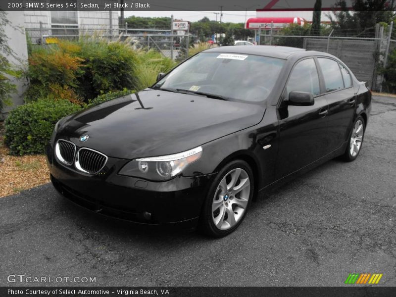 Jet Black / Black 2005 BMW 5 Series 545i Sedan