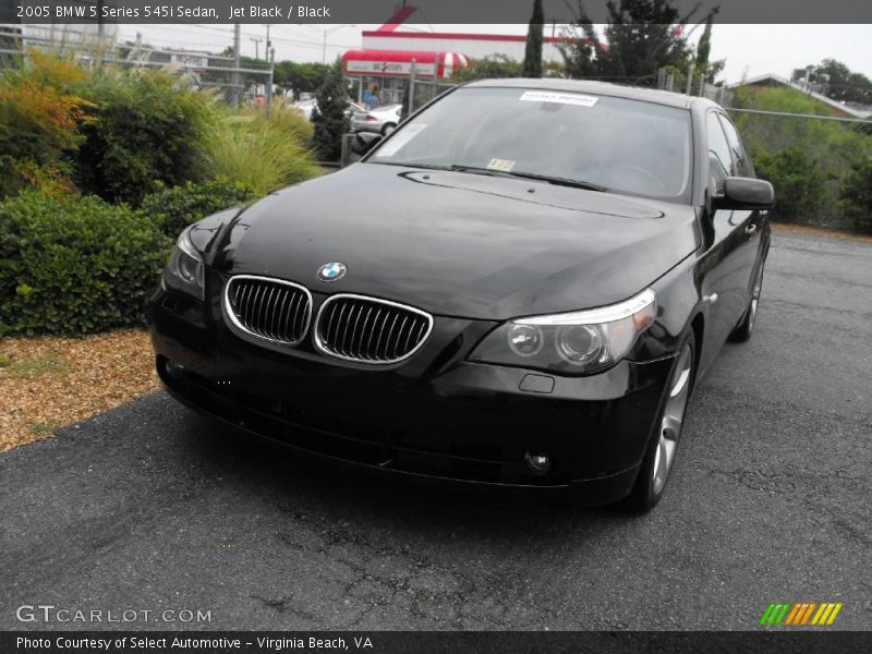 Jet Black / Black 2005 BMW 5 Series 545i Sedan