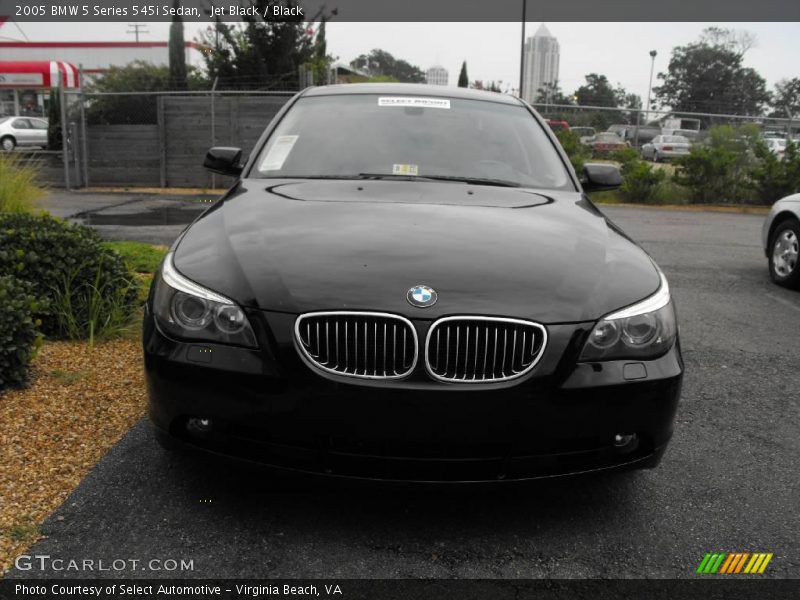 Jet Black / Black 2005 BMW 5 Series 545i Sedan