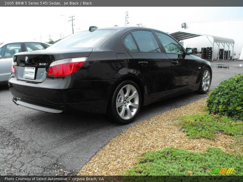 Jet Black / Black 2005 BMW 5 Series 545i Sedan