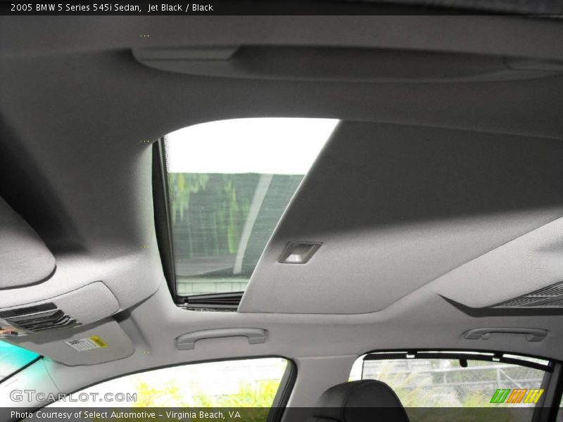 Jet Black / Black 2005 BMW 5 Series 545i Sedan