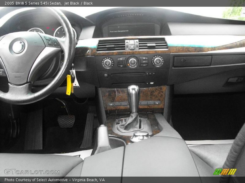 Jet Black / Black 2005 BMW 5 Series 545i Sedan