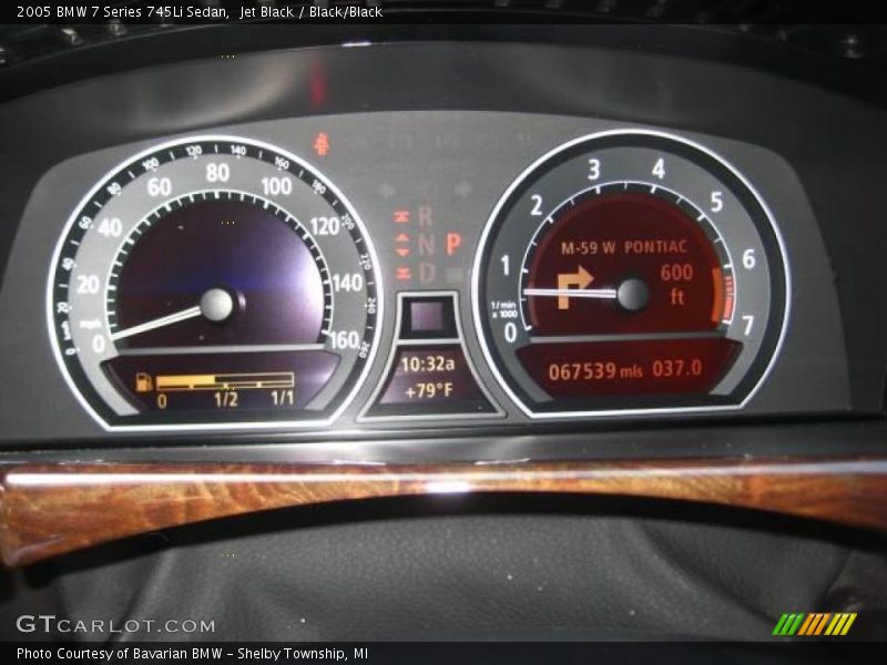 Jet Black / Black/Black 2005 BMW 7 Series 745Li Sedan