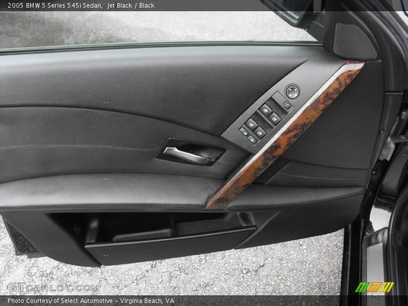 Jet Black / Black 2005 BMW 5 Series 545i Sedan