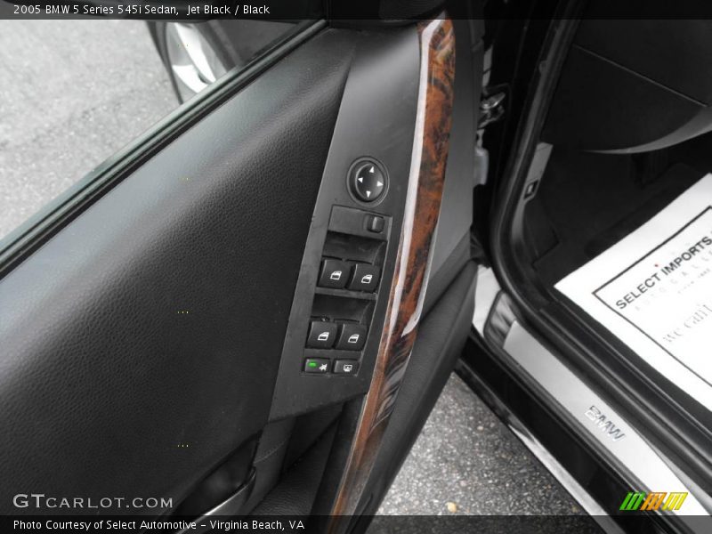 Jet Black / Black 2005 BMW 5 Series 545i Sedan