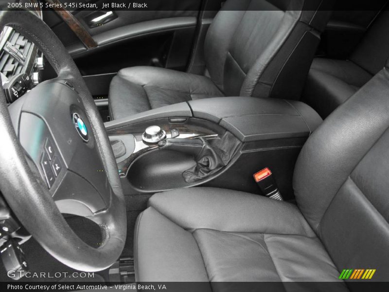 Jet Black / Black 2005 BMW 5 Series 545i Sedan