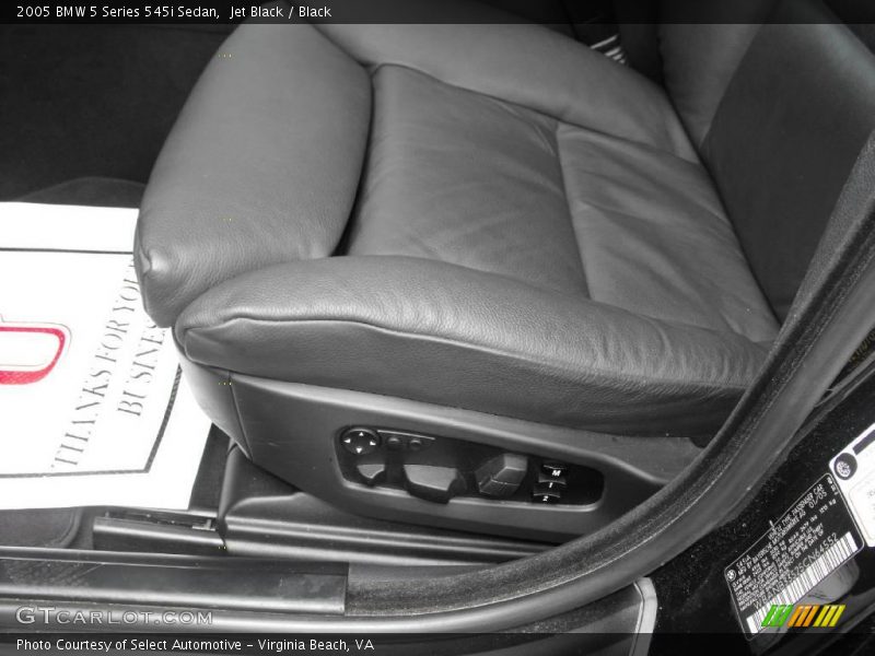 Jet Black / Black 2005 BMW 5 Series 545i Sedan