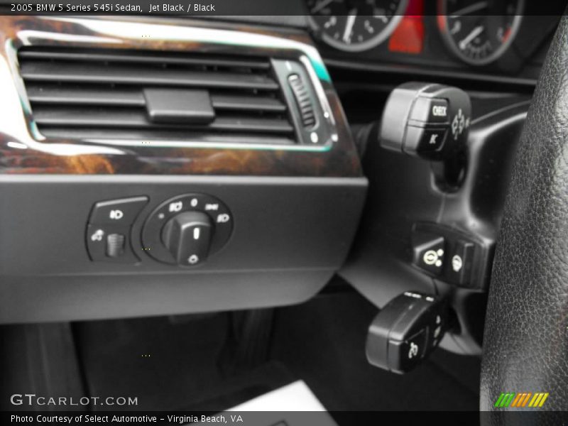 Jet Black / Black 2005 BMW 5 Series 545i Sedan