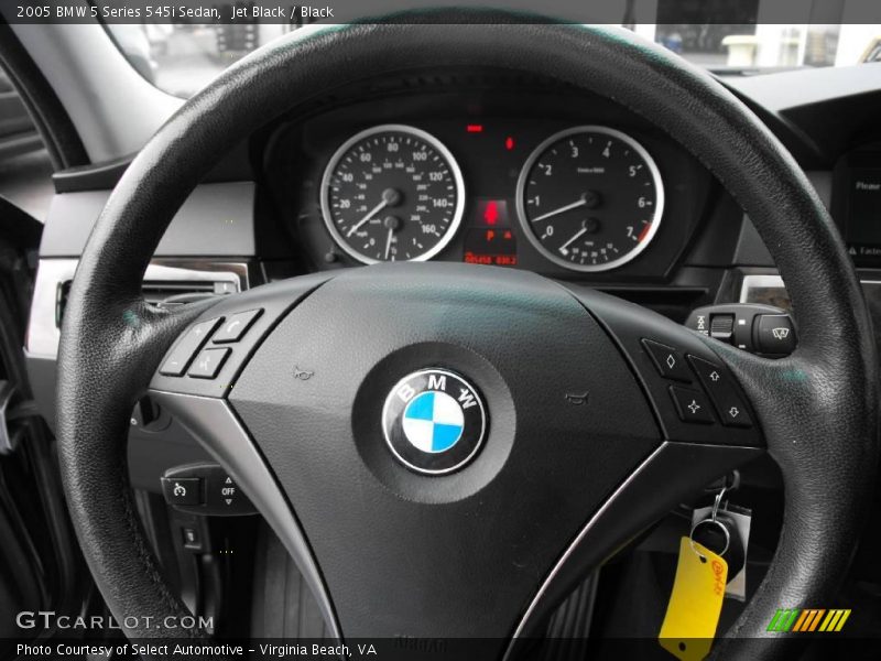 Jet Black / Black 2005 BMW 5 Series 545i Sedan