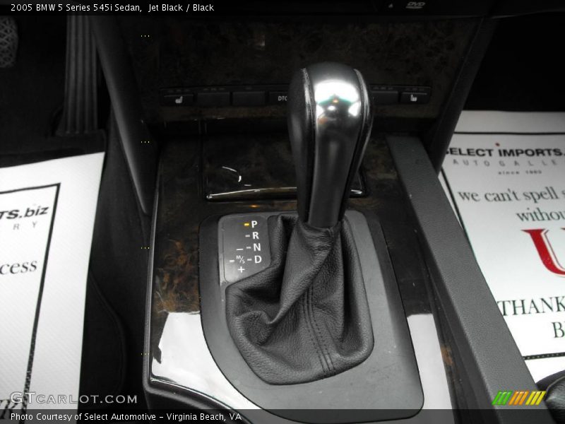Jet Black / Black 2005 BMW 5 Series 545i Sedan
