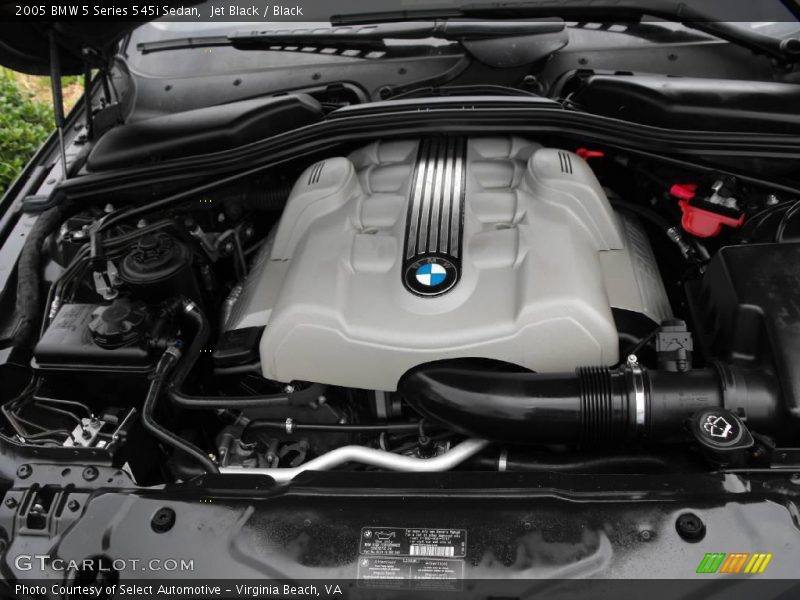 Jet Black / Black 2005 BMW 5 Series 545i Sedan