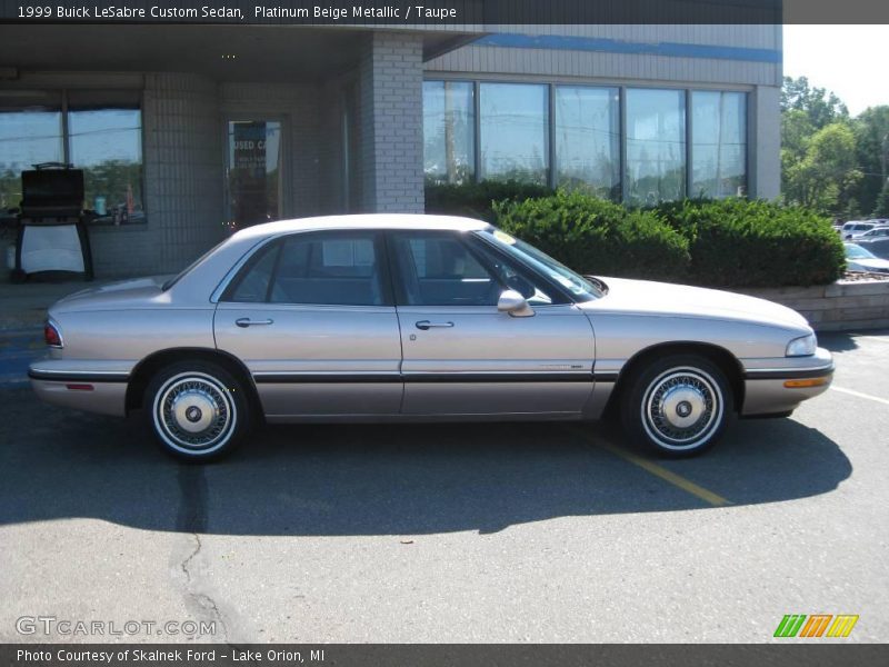 Platinum Beige Metallic / Taupe 1999 Buick LeSabre Custom Sedan