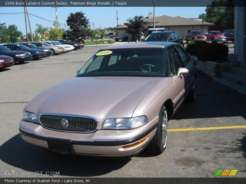 Platinum Beige Metallic / Taupe 1999 Buick LeSabre Custom Sedan