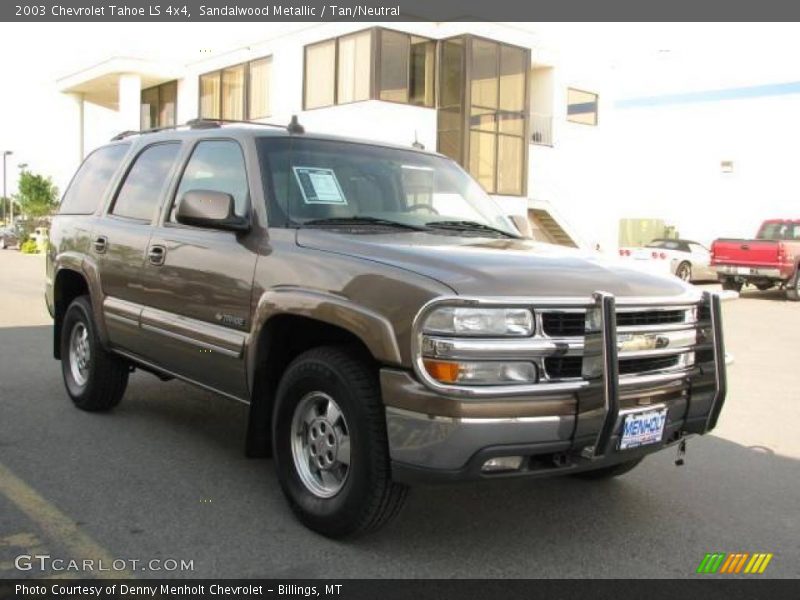 Sandalwood Metallic / Tan/Neutral 2003 Chevrolet Tahoe LS 4x4