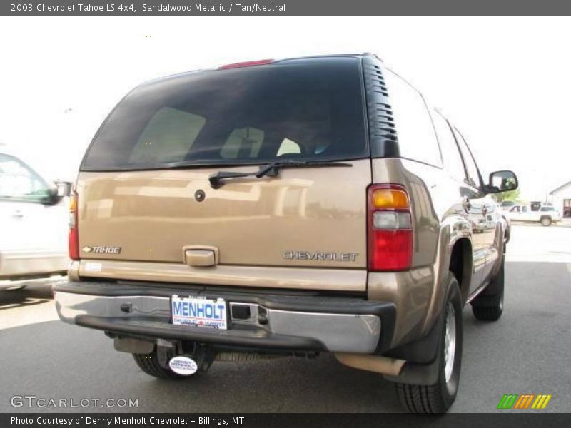 Sandalwood Metallic / Tan/Neutral 2003 Chevrolet Tahoe LS 4x4