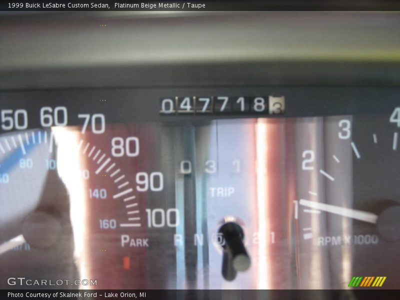 Platinum Beige Metallic / Taupe 1999 Buick LeSabre Custom Sedan