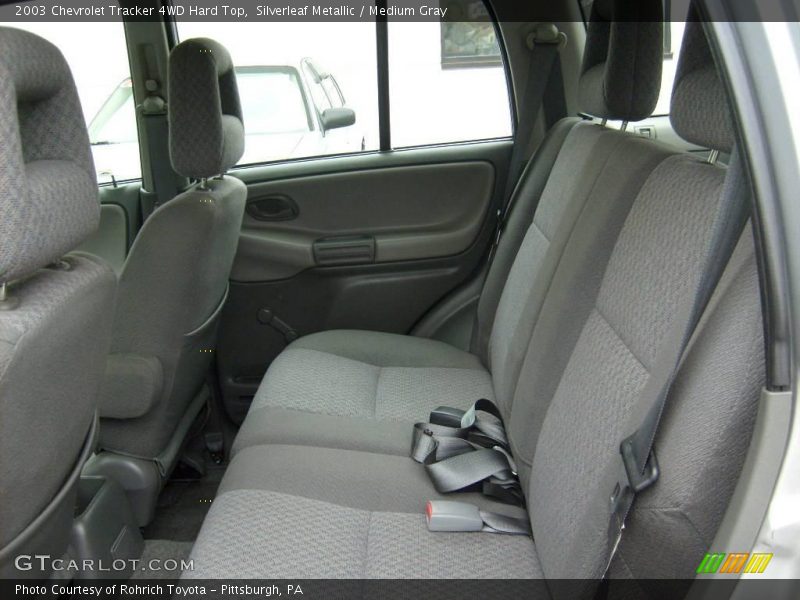 Silverleaf Metallic / Medium Gray 2003 Chevrolet Tracker 4WD Hard Top