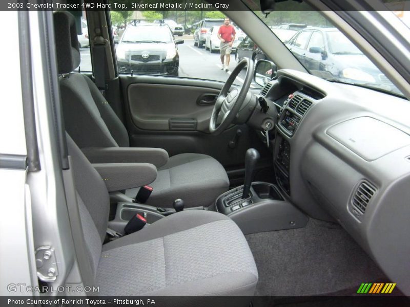 Silverleaf Metallic / Medium Gray 2003 Chevrolet Tracker 4WD Hard Top