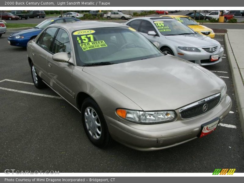 Light Sandrift Metallic / Taupe 2000 Buick Century Custom