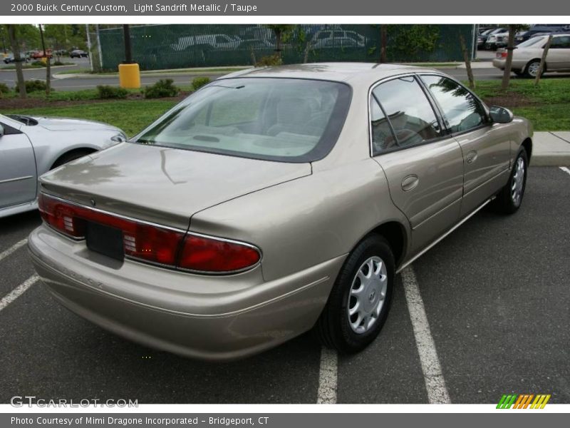 Light Sandrift Metallic / Taupe 2000 Buick Century Custom
