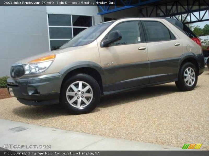 Light Driftwood Metallic / Medium Oak 2003 Buick Rendezvous CX AWD