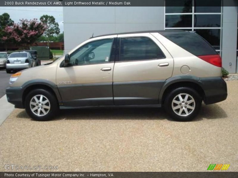 Light Driftwood Metallic / Medium Oak 2003 Buick Rendezvous CX AWD