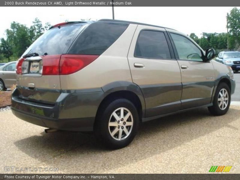 Light Driftwood Metallic / Medium Oak 2003 Buick Rendezvous CX AWD