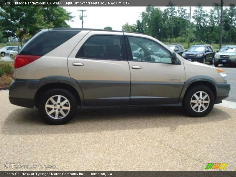 Light Driftwood Metallic / Medium Oak 2003 Buick Rendezvous CX AWD