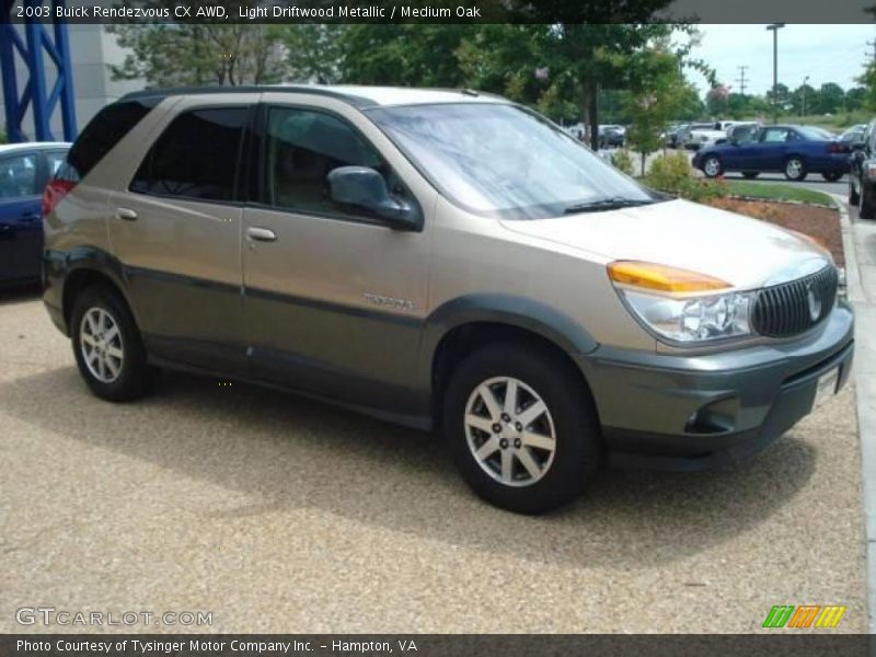 Light Driftwood Metallic / Medium Oak 2003 Buick Rendezvous CX AWD