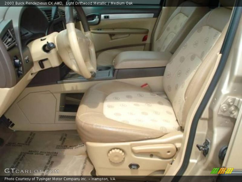 Light Driftwood Metallic / Medium Oak 2003 Buick Rendezvous CX AWD