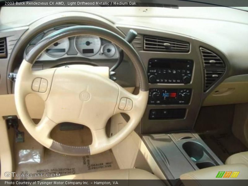 Light Driftwood Metallic / Medium Oak 2003 Buick Rendezvous CX AWD
