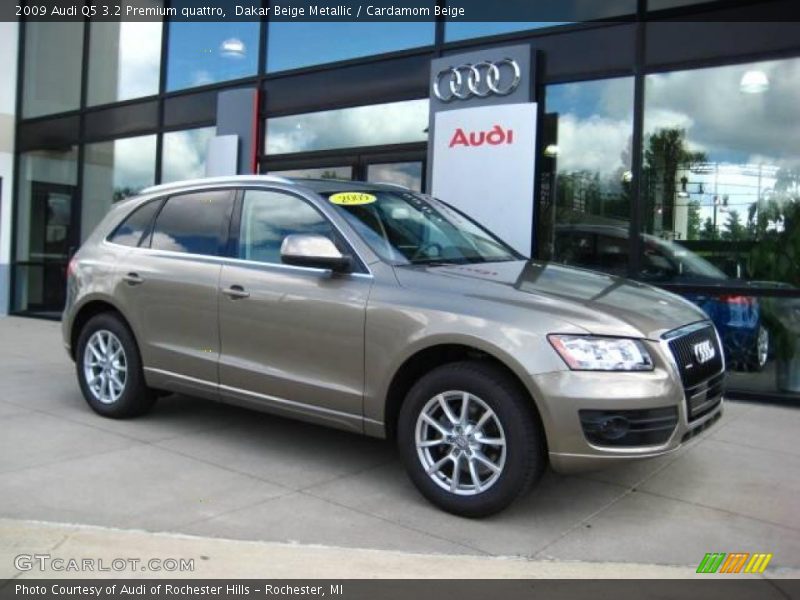 Dakar Beige Metallic / Cardamom Beige 2009 Audi Q5 3.2 Premium quattro