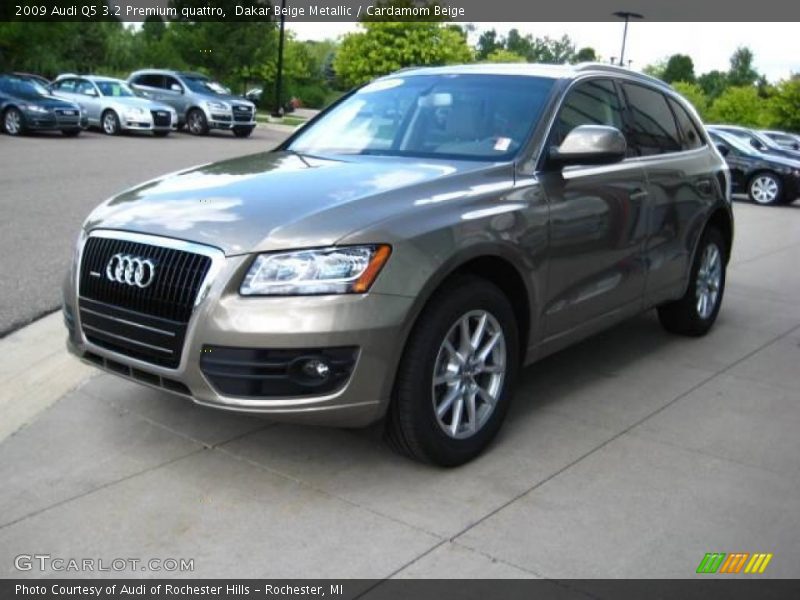 Dakar Beige Metallic / Cardamom Beige 2009 Audi Q5 3.2 Premium quattro