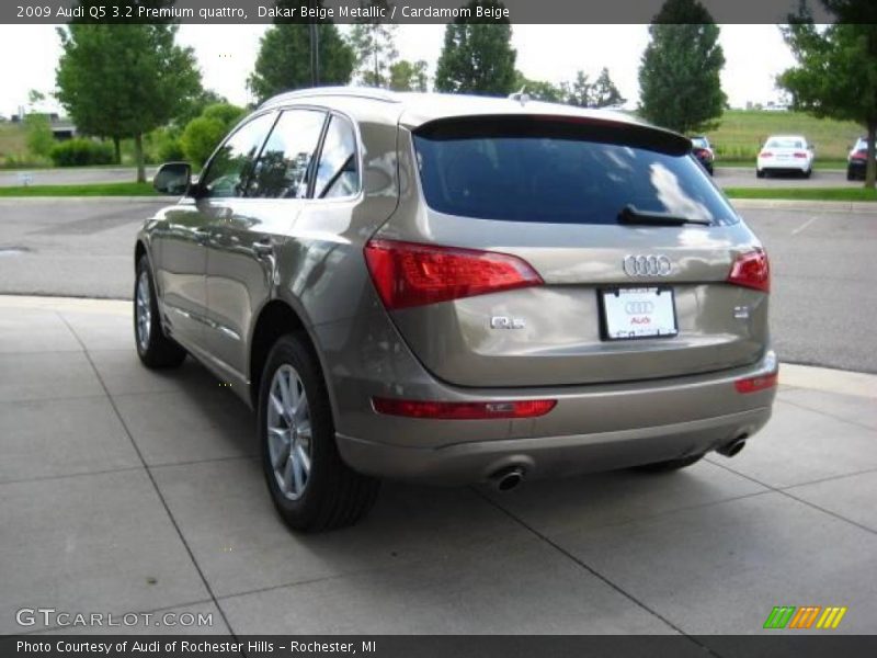 Dakar Beige Metallic / Cardamom Beige 2009 Audi Q5 3.2 Premium quattro