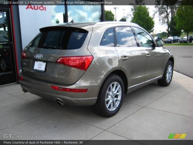 Dakar Beige Metallic / Cardamom Beige 2009 Audi Q5 3.2 Premium quattro