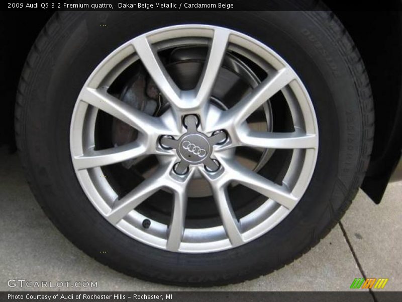 Dakar Beige Metallic / Cardamom Beige 2009 Audi Q5 3.2 Premium quattro