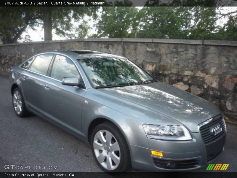 Quartz Grey Metallic / Platinum 2007 Audi A6 3.2 Sedan